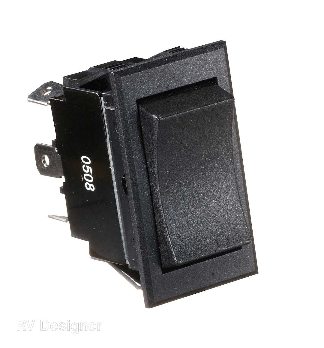 RV Designer On-off-on Multi Purpose Switch (S225) – Color: Black