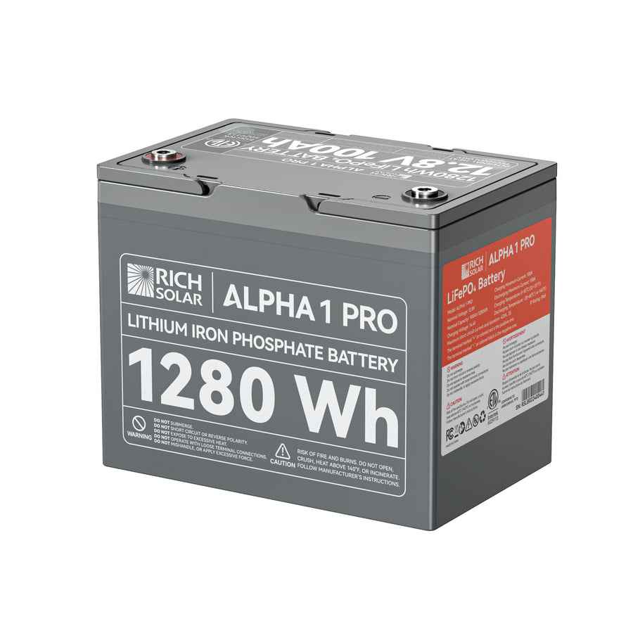 Rich Solar RS-B121SP 12V 100Ah Lithium Deep Cycle Battery