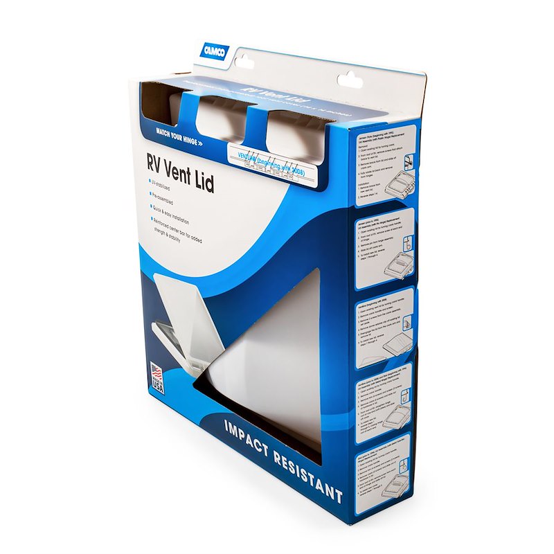 Camco 40151 White Polypropylene Vent Lid for Ventline 2008+