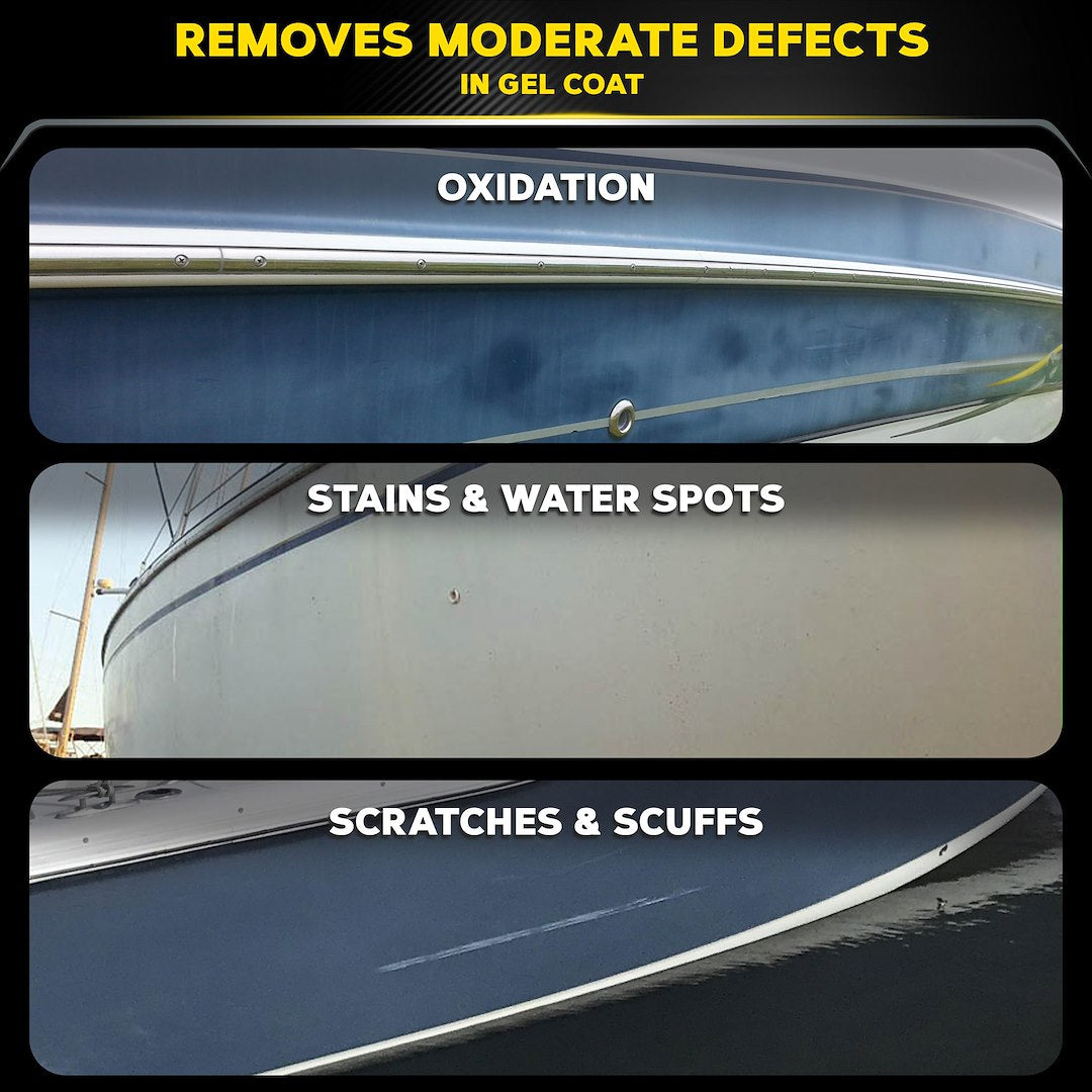 MEGUIARS WAX Meguiars Hull Cleaner (M4916) – Unit Size: 16 Ounce