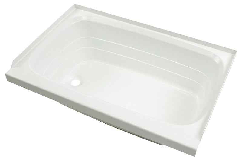 Lippert Better Bath 209653 24" x 36" RV Bathtub – Left Hand Drain