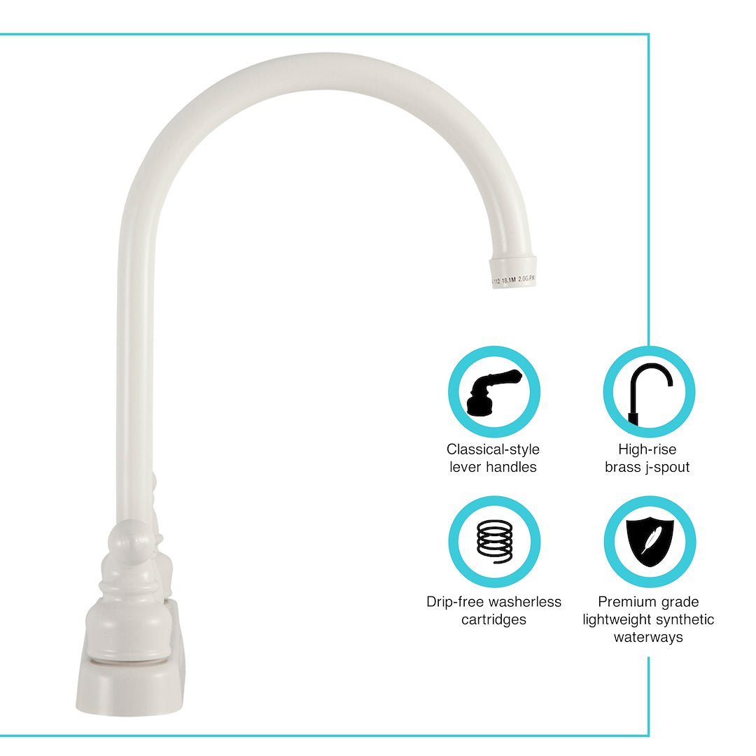 Dura Faucet Df-Pk330hc-Wt Faucet - image 6