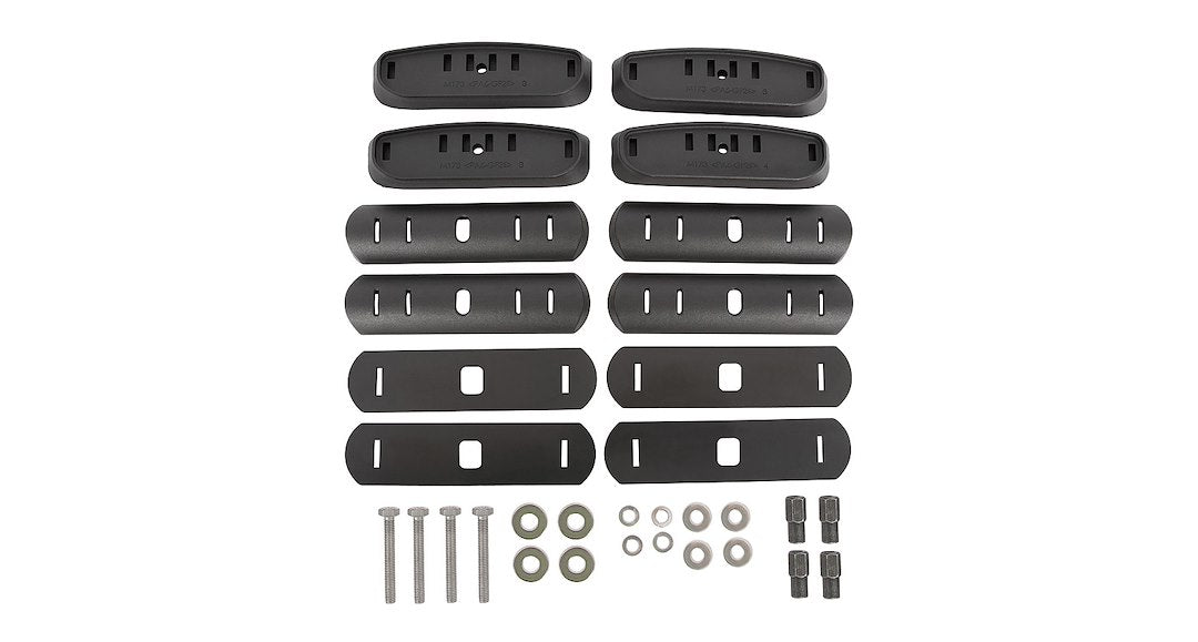 Rhino-Rack RCP68-BK Roof Rack Base Kit, Set of 4