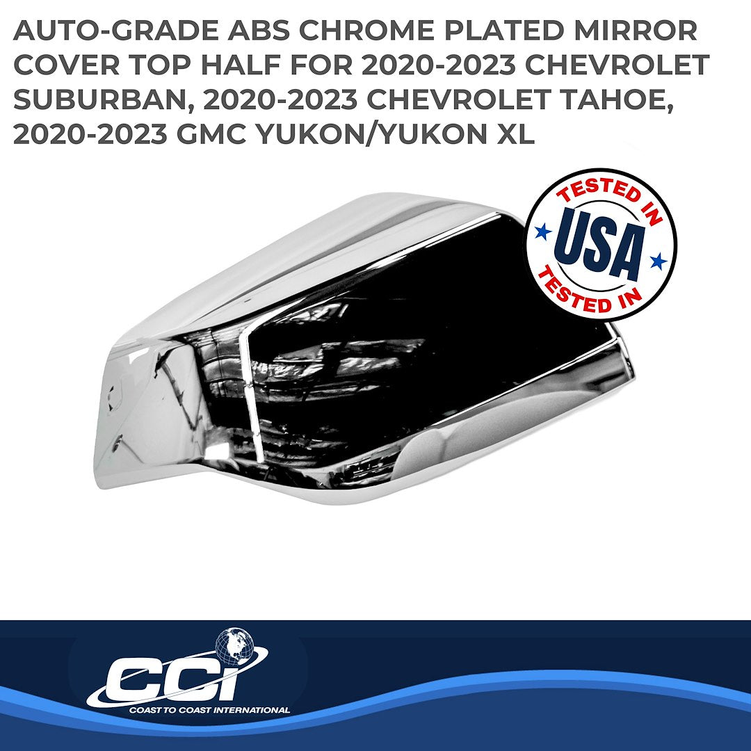 Coast To Coast MC67548 Tahoe/Yukon Chrome Mirror Tops - image 2