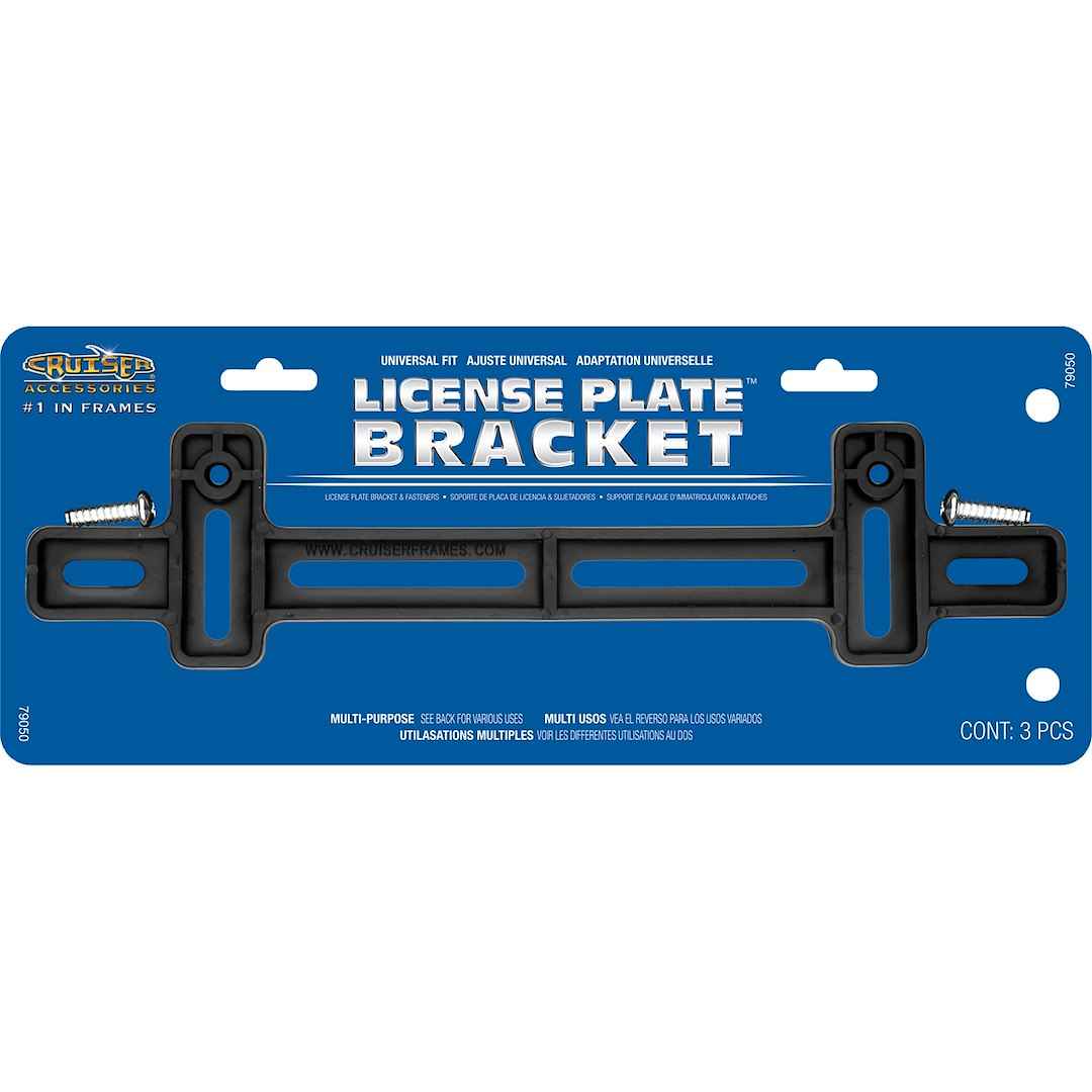 Cruiser License Plate Bracket 79050 – Color: Black