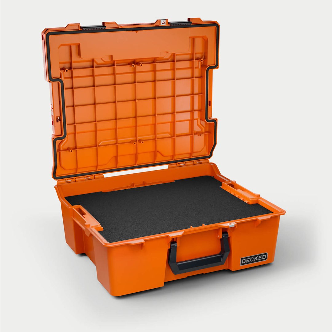 Decked A0020-HRAK-ORG Halfrack 32 Blaze Orange Organizer
