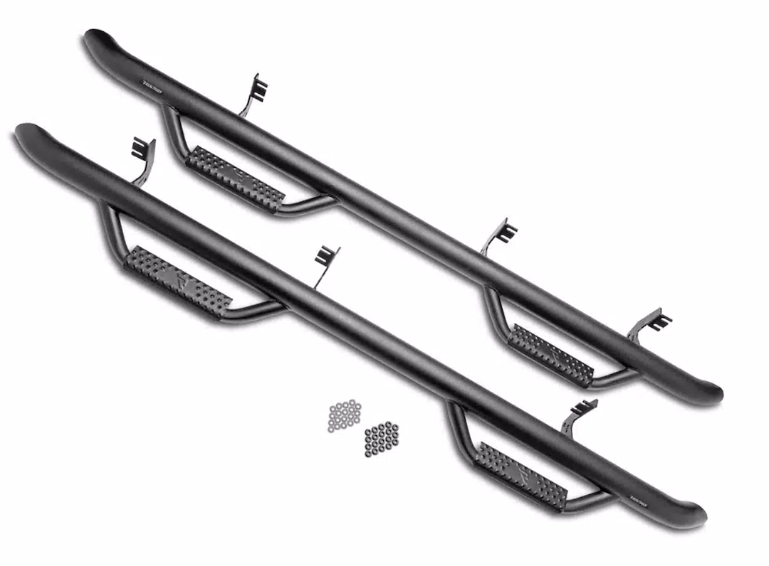 N-Fab Cab Length Nerf Bar with Drop Down Steps F1777QCTX