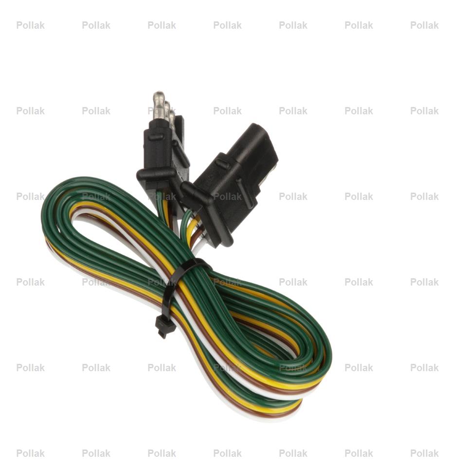 Pollak Semi-universal 4 Flat Trailer Wiring Connector (12413E)