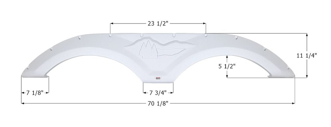 Icon 12072 Fender Skirt