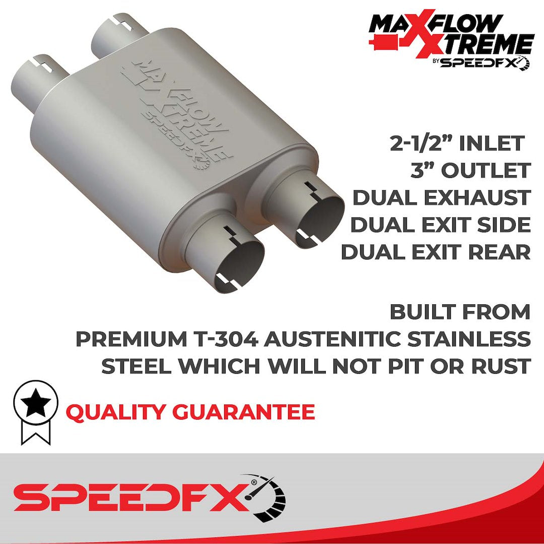 SpeedFX 50800 MaxFlow Xtreme Tundra Cat-Back Exhaust