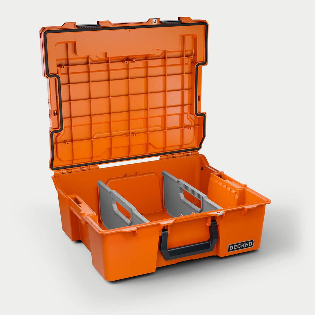 Decked A0020-HRAK-ORG Halfrack 32 Blaze Orange Organizer