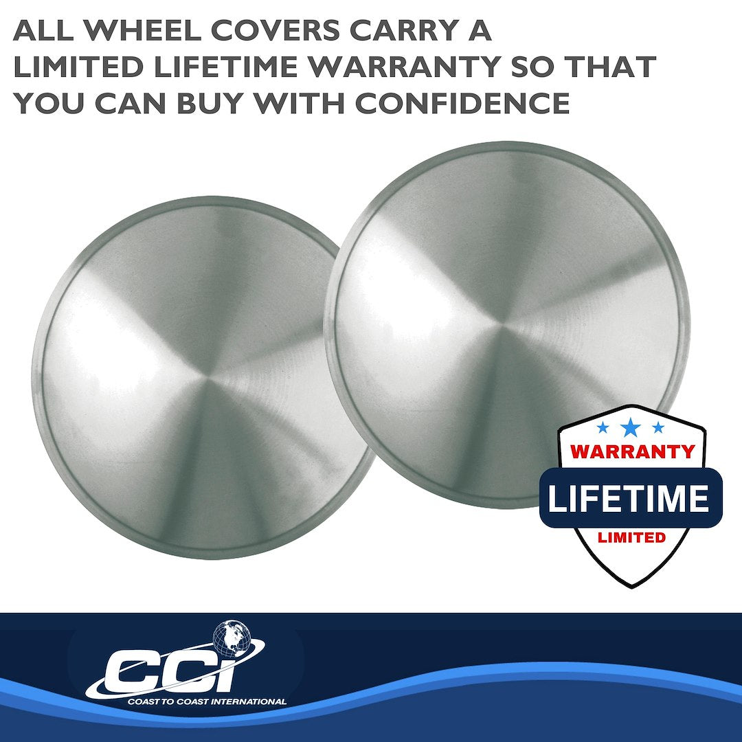 Coast To Coast RD16 16-Inch Brushed Stainless Wheel Covers - image 3