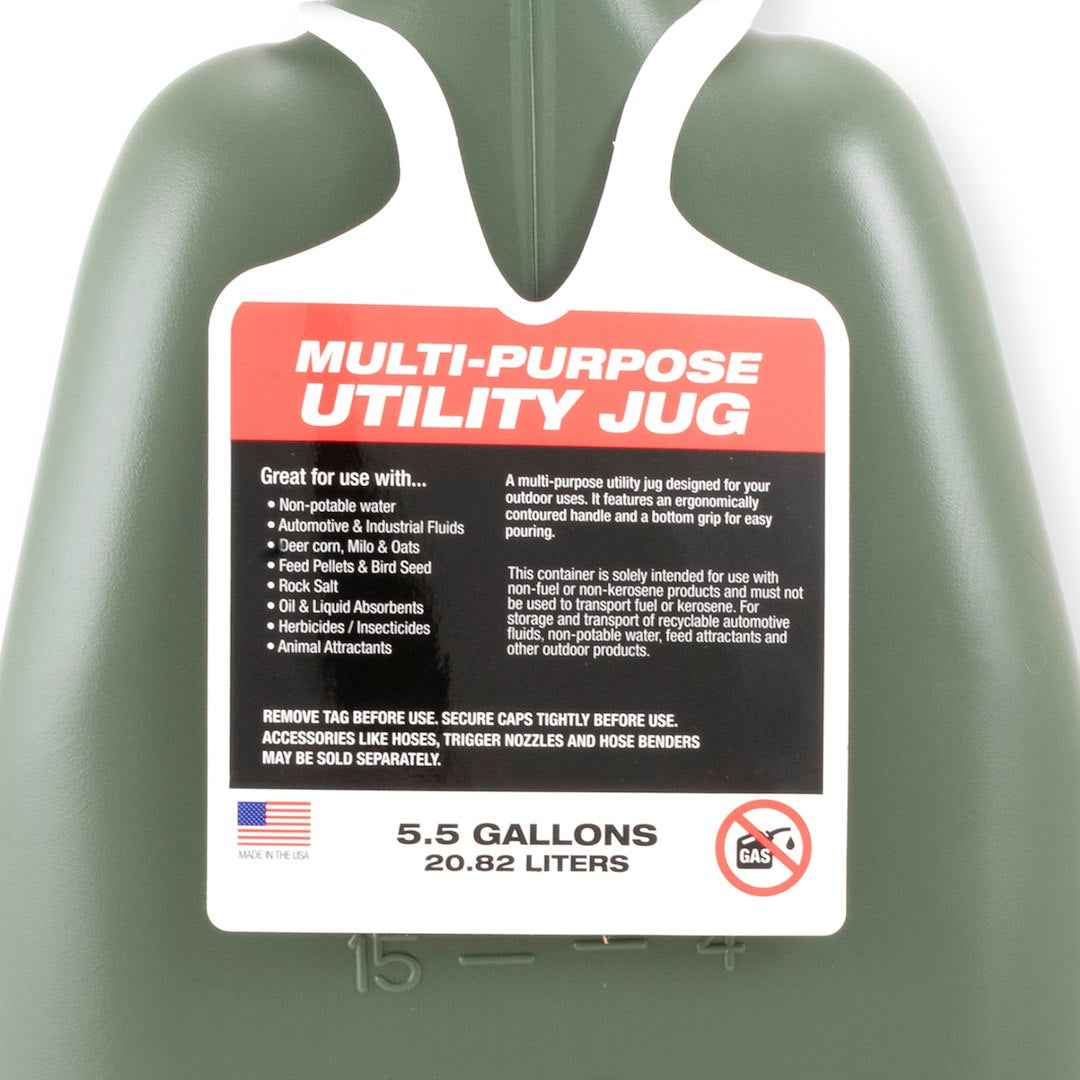 SpeedFX 8834 5 gal Liquid Storage Container - Dark Green