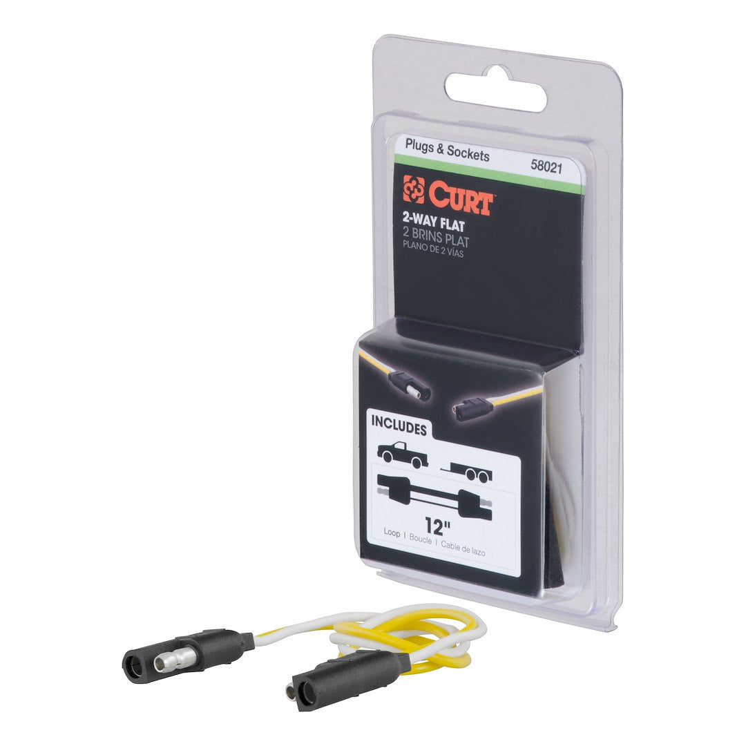 CURT Trailer Wiring Connector (58021) – Material: Rubber