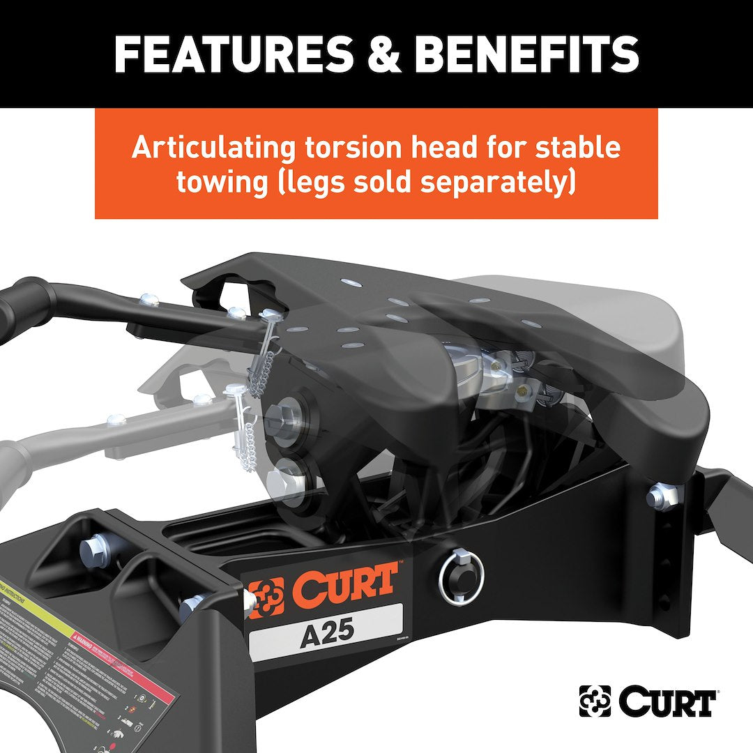 Curt 16580 Fifth Wheel Trailer Hitch Head - image 4