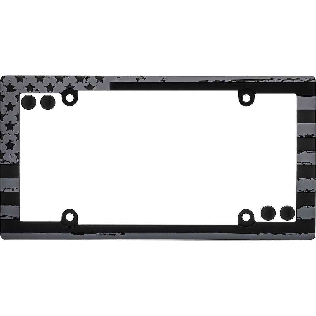 Cruiser 31250 Black American Flag Plate Frame