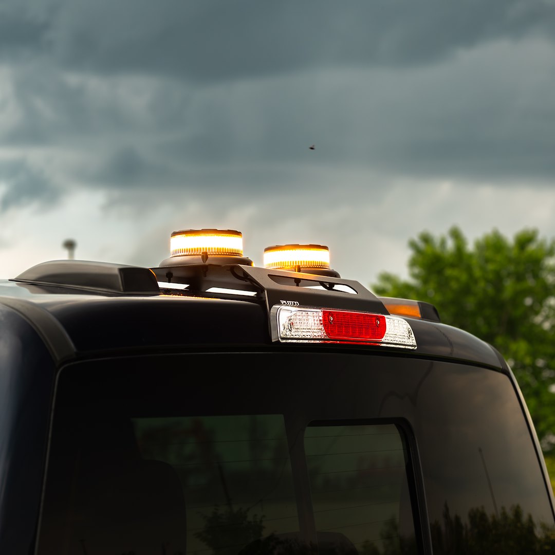 Putco 950211-01 Hornet Roof-Mount LED Dual-Beacon Strobe Light