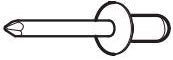 Carefree RV Awning Rivet (030345007) – Length (In): 1-5/8 Inch