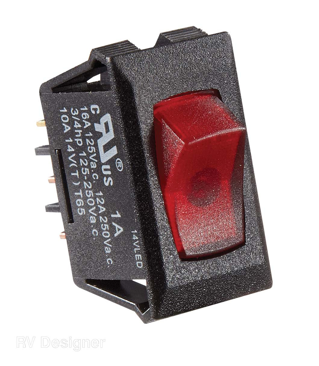RV Designer On-off Multi Purpose Switch (S247) – Voltage: 14 Volt
