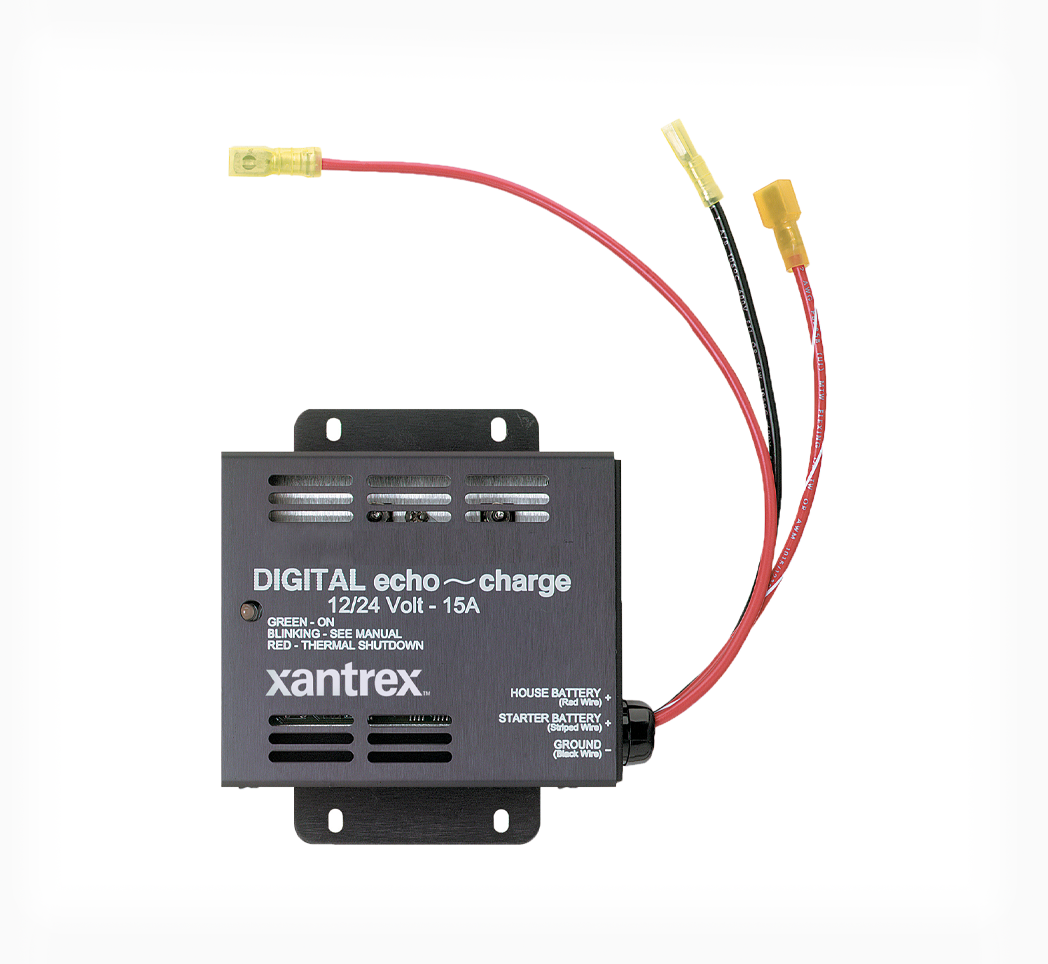 Xantrex 82-0123-01 echo~charge Auxiliary Charger - 15A, 12V/24V