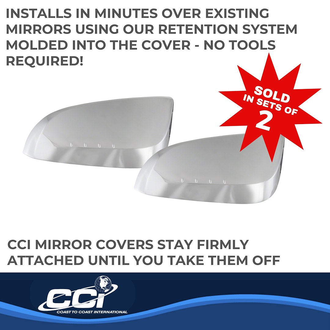 Coast To Coast MC67498T 4Runner Chrome Mirror Top Covers - image 3
