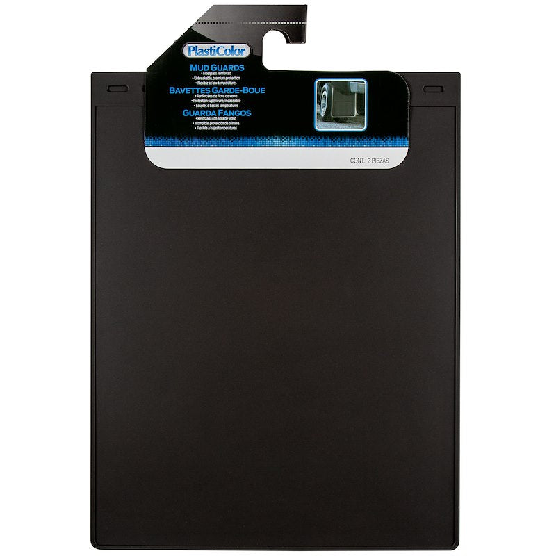 Plasticolor 001860R01 Plain Mud Flaps, Set of 2