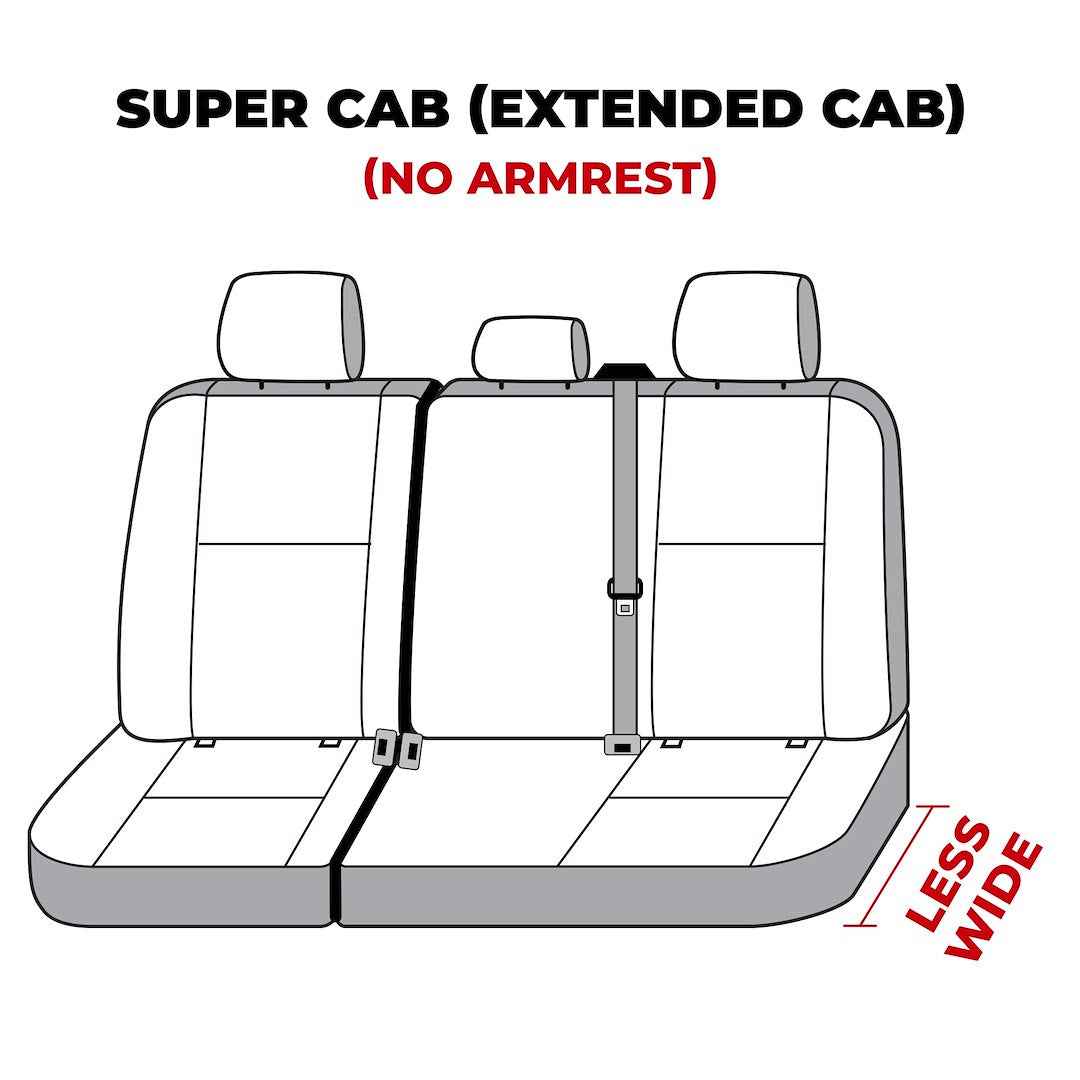 Covercraft SC8492COBK Carhartt Black F-150 Extended-Cab Rear Cover