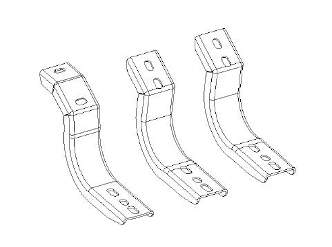 Go Rhino 6844325 OE Xtreme Nerf Bar Component