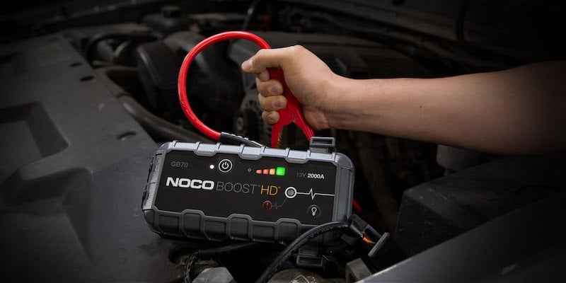 NOCO GB70 Boost HD 2000A Lithium Jump Starter – 8L Gas / 6L Diesel