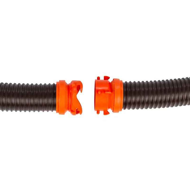 Camco 39741 RhinoFLEX 20' RV Sewer Hose Kit with Swivel Fittings & 4-in-1 Adapter