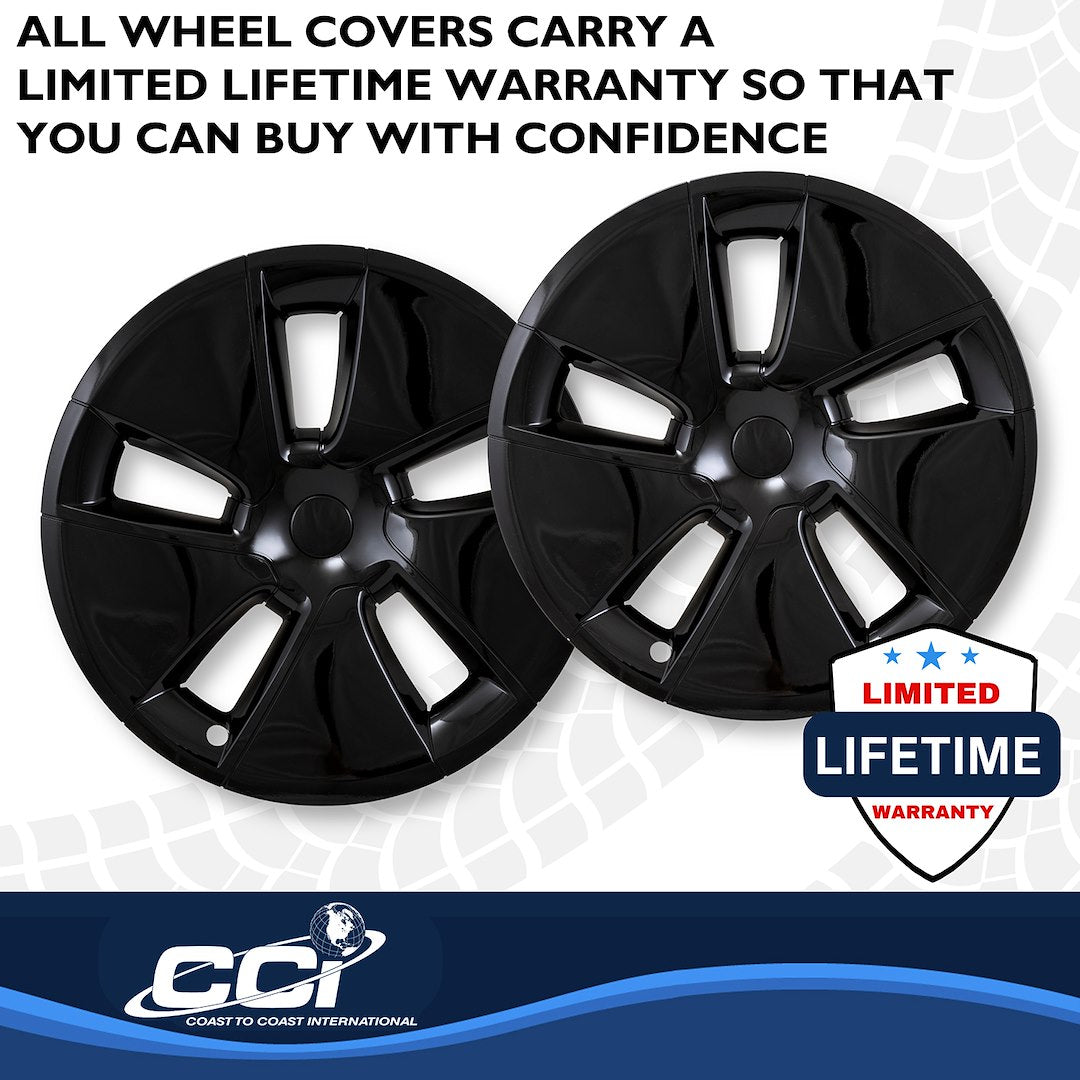 Coast To Coast 56518BLK Black 18-Inch Wheel Covers - image 5