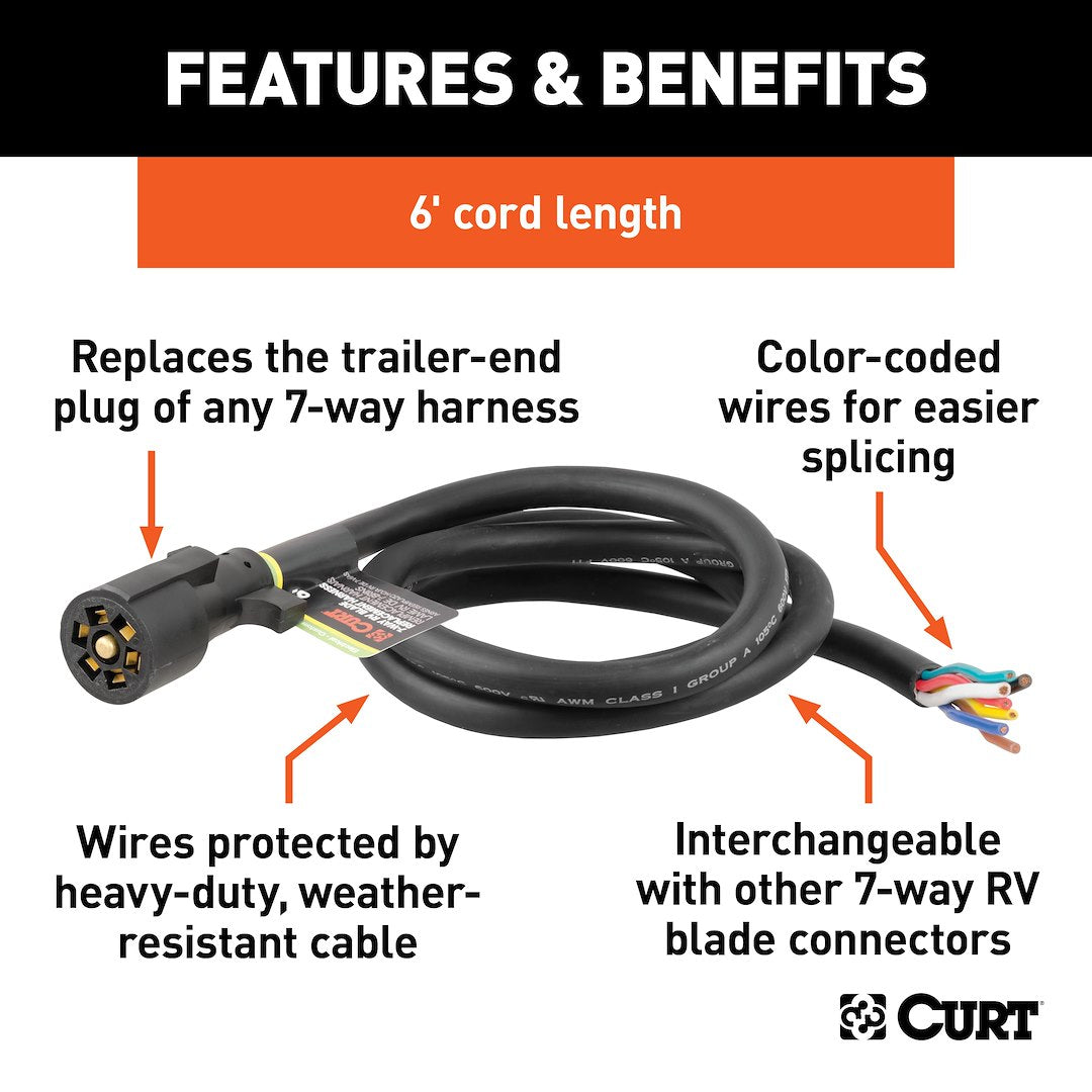 Curt 56621 Trailer Wiring Connector - image 5