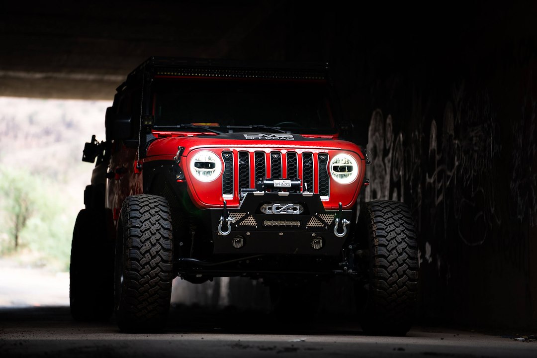 DV8 Offroad HLCJL-01 Jeep LED Projector Headlights