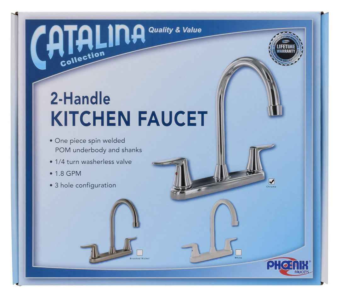 Phoenix Products PF221305 Kitchen Faucet - Silver