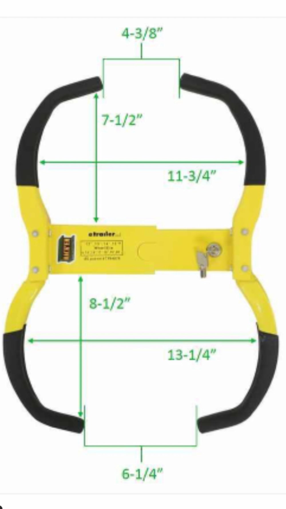 Rack-Em Ra-25 Trailer Wheel Locking Boot - image 3