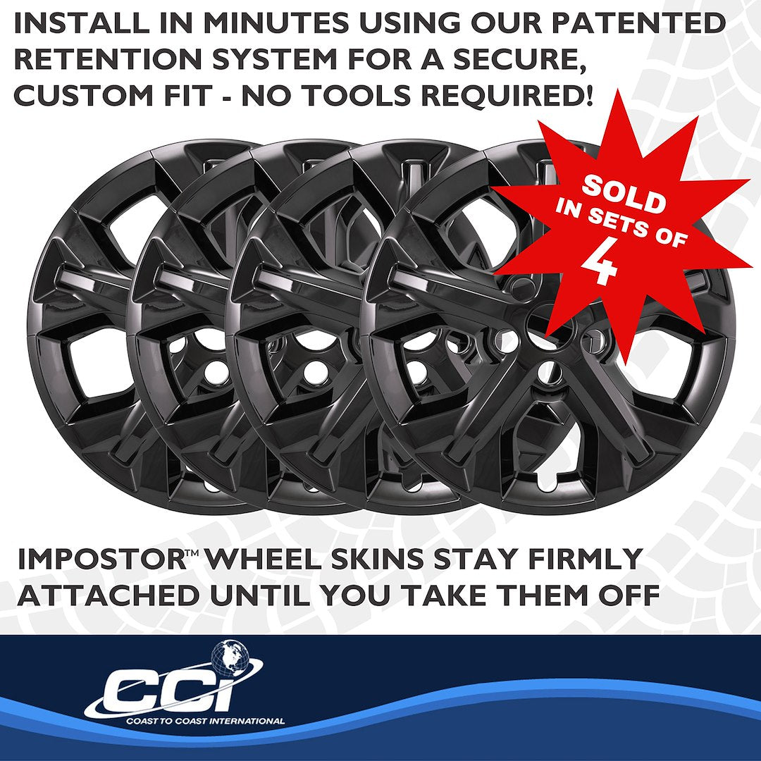 Coast To Coast IMP536BLK 17-Inch Gloss Black Wheel Skins - image 6