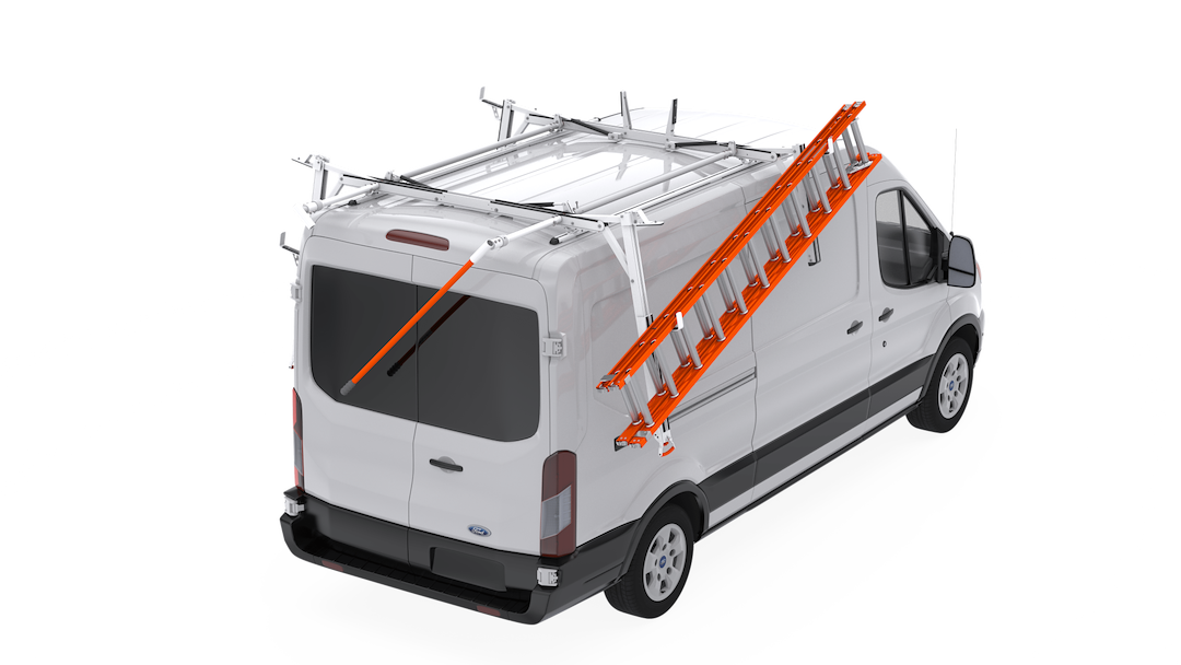 Masterack 02P142KP Uplyft Double Ladder Rack for Transit Medium Roof