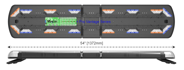 ECCO 12-50478-ES Pro Vantage 54-Inch Lightbar