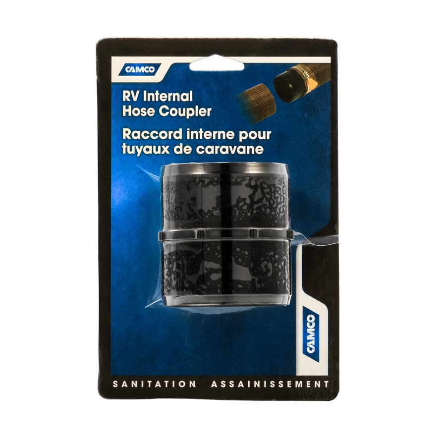 Camco Internal Coupler Connecting Two Sewer Hoses Together (39203)