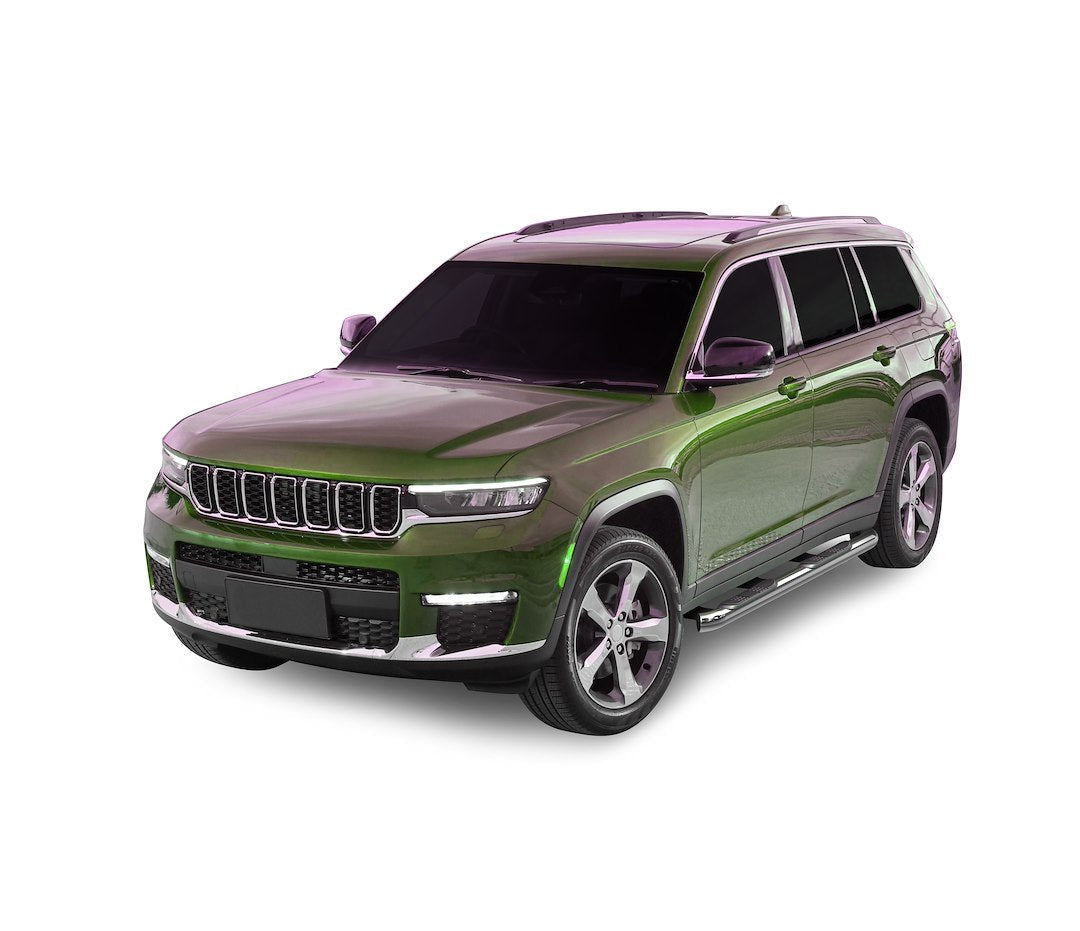 Black Horse Offroad With Surface Steps Round Nerf Bar 9B080205SS - image 3