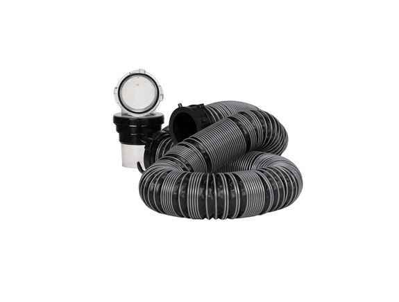 Valterra D04-0650 15 ft Poly RV Sewer Hose with Fittings