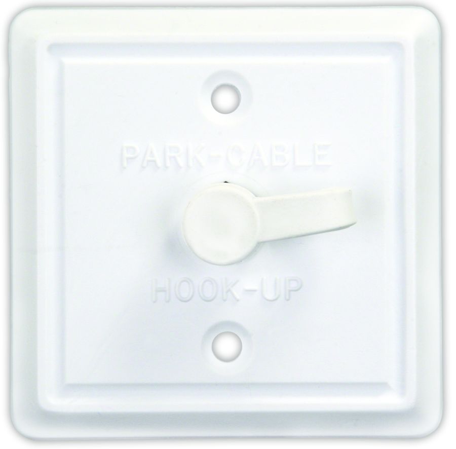 JR Products Tv Cable Entry Plate (47795) – Capacity: Single Cable