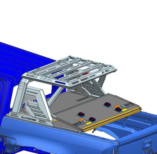 Black Horse Offroad AR2-07BA3 Truck Bed Bar - image 9