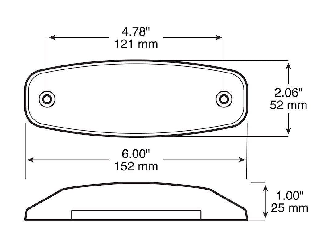 Peterson Mfg. Not Applicable Incandescent Clearance Light (130R)