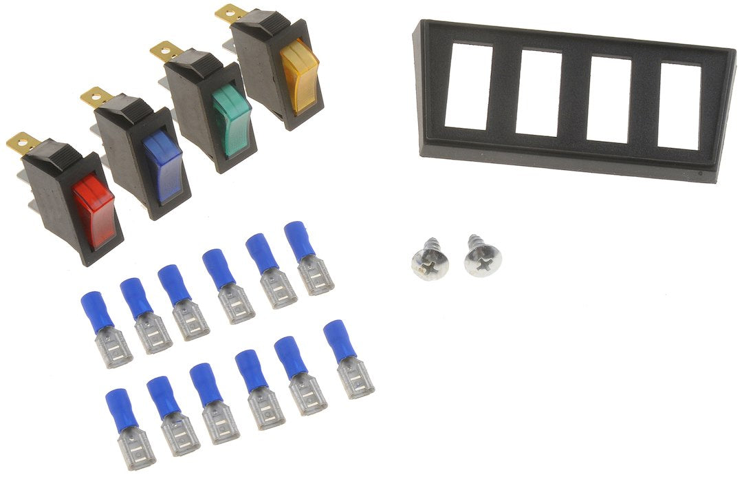 Dorman 86923 Conduct-Tite Four-Rocker Switch Kit, 12V 10A - image 3