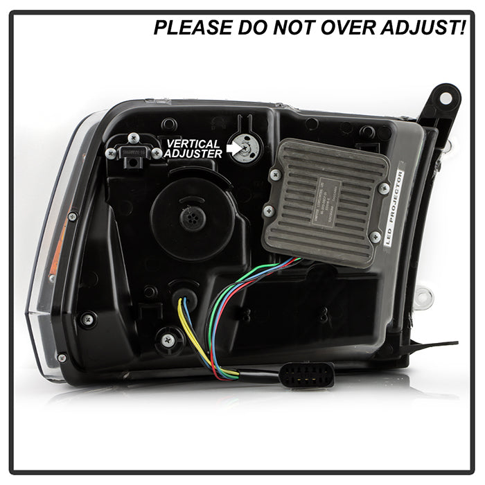 Spyder 5088673 Apex LED Projector Headlight Assembly