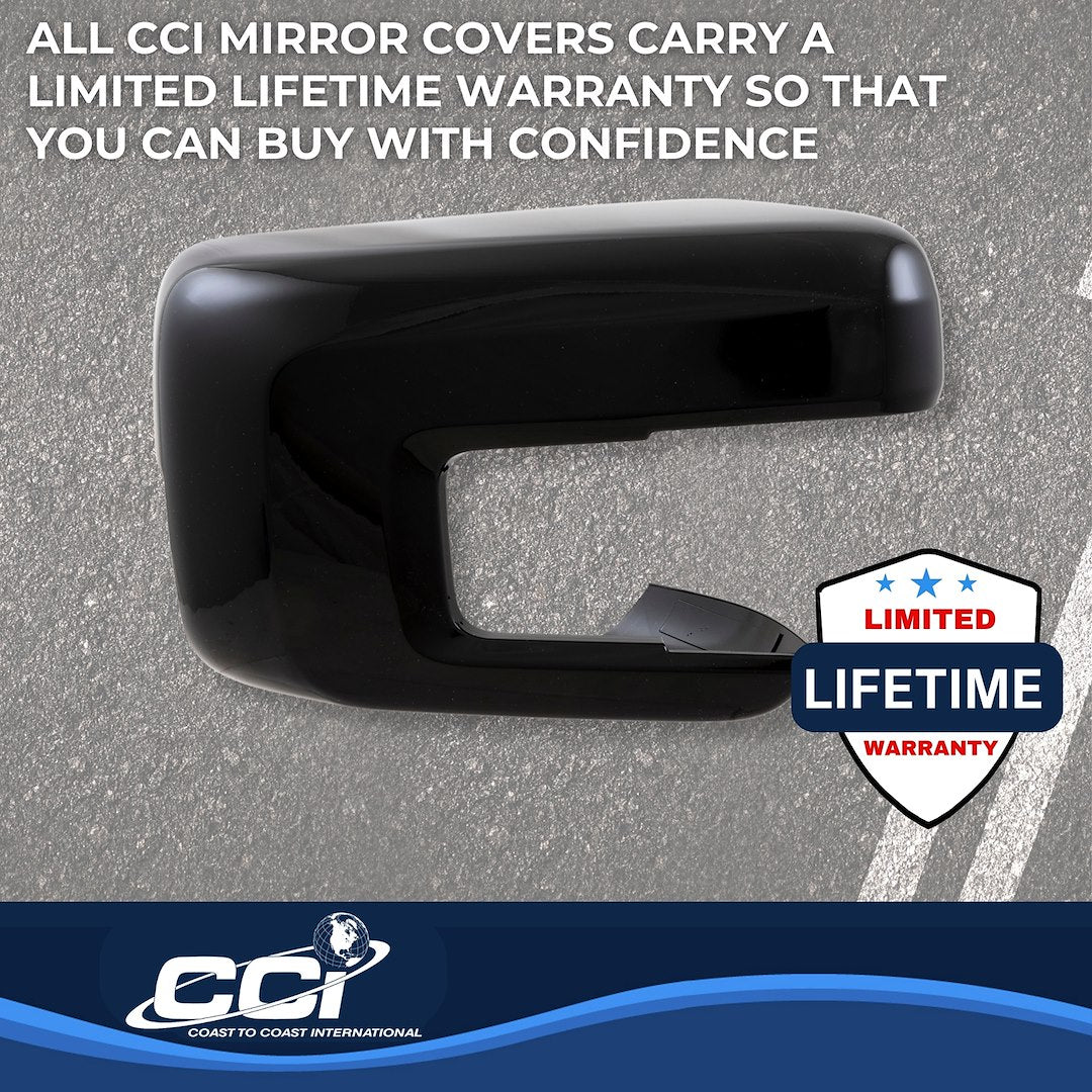 Coast To Coast MC67556BLK F-150 Black Signal/BS Mirror Covers - image 5