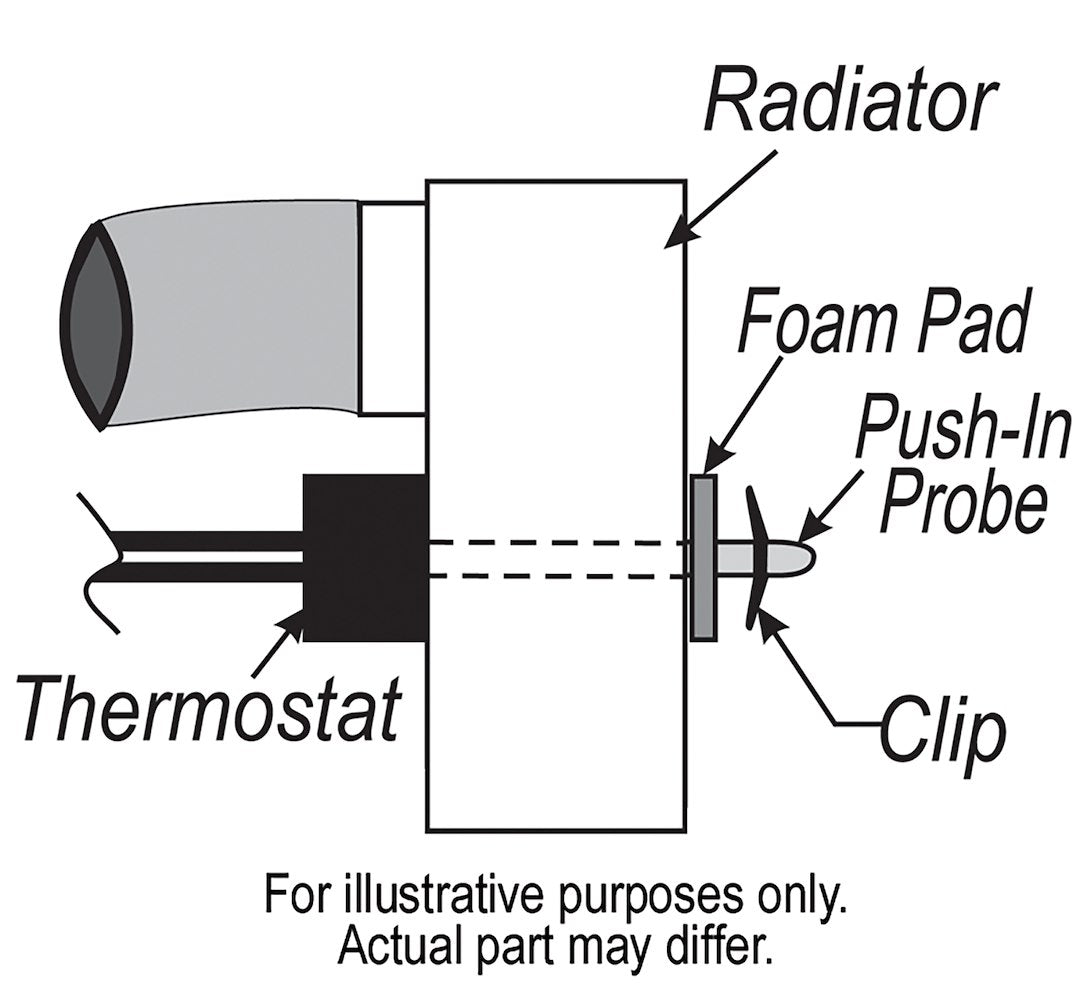 Derale 16738 Cooling Fan Temperature Switch with Harness - image 2