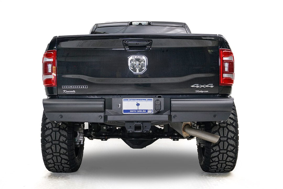 Fab Fours DR19-U4450-1 Black Steel Elite Rear Bumper