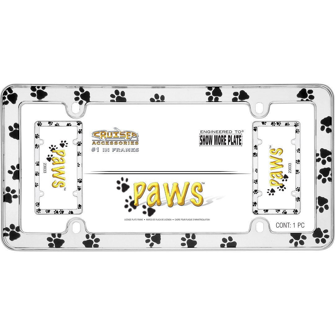 Cruiser License Plate Frame 23033 – Material: Die Cast Zinc